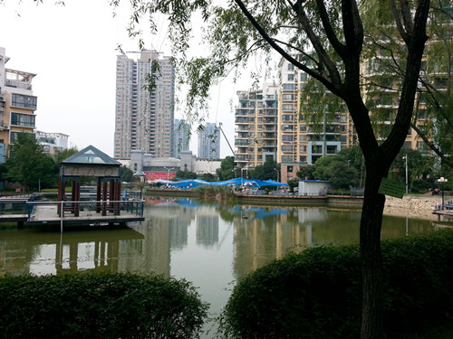 名都花园小区实景图