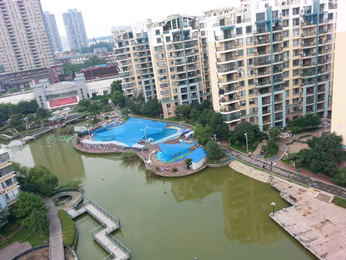 名都花园小区实景图