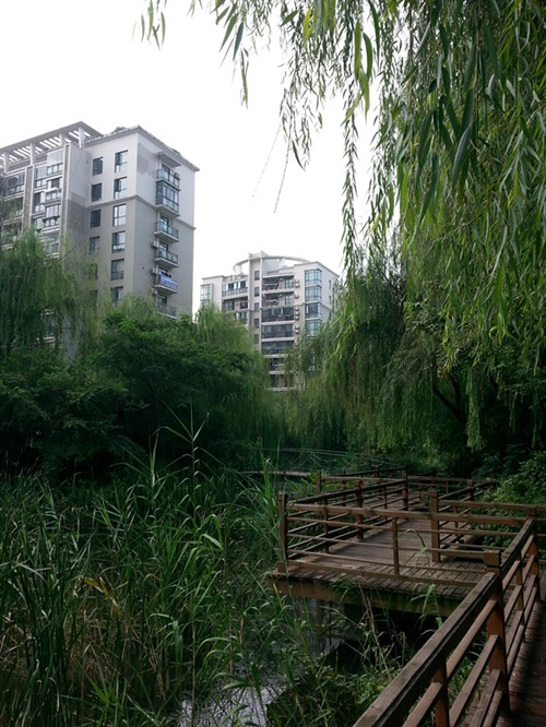 名都花园小区实景图