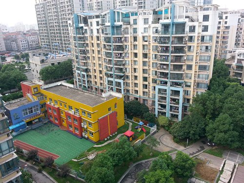 名都花园小区实景图